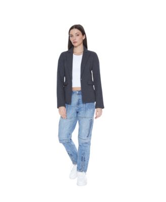 Women's Helen Removable Denim Insert Knit Blazer