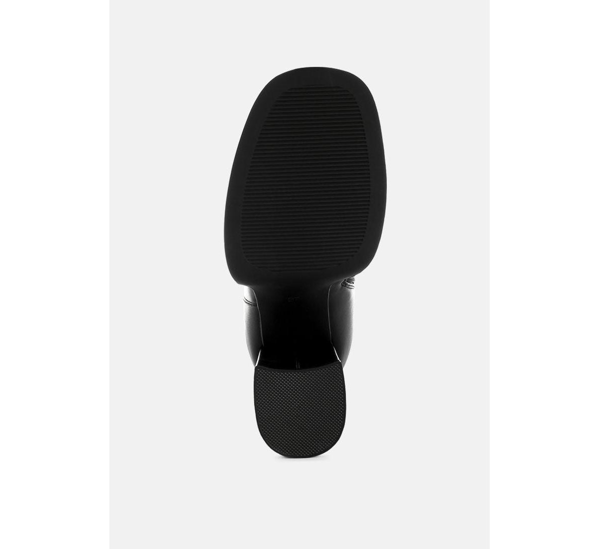 London Rag Baltese Zip-Up Chunky Boots Women
