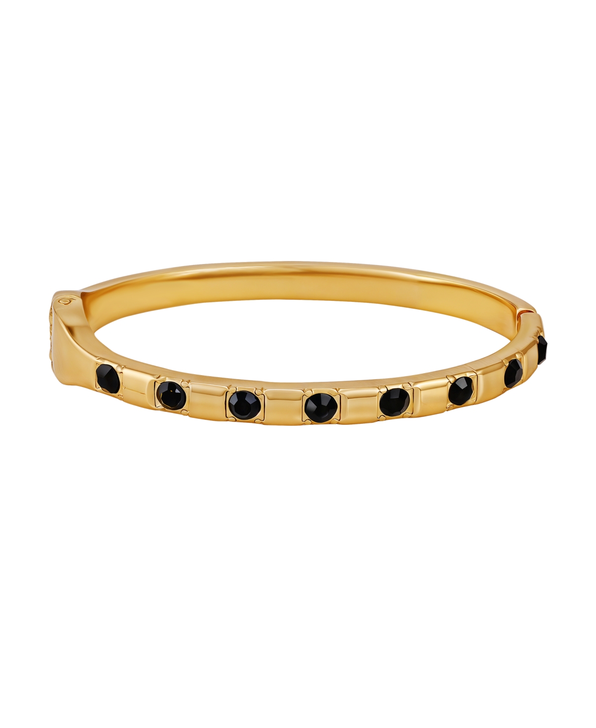 Guess Rhinestone Gold-tone Bangle Bracelet
