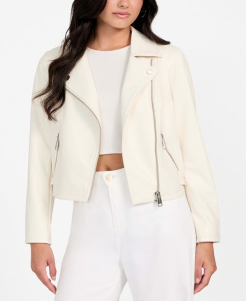 Женские куртки GUESS Long Sleeves Moto Jacket