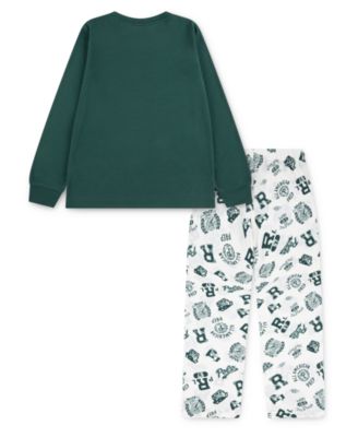 Boys' 8-20 Long-Sleeve T-Shirt and Printed Pants Pajama, 2-Piece Set