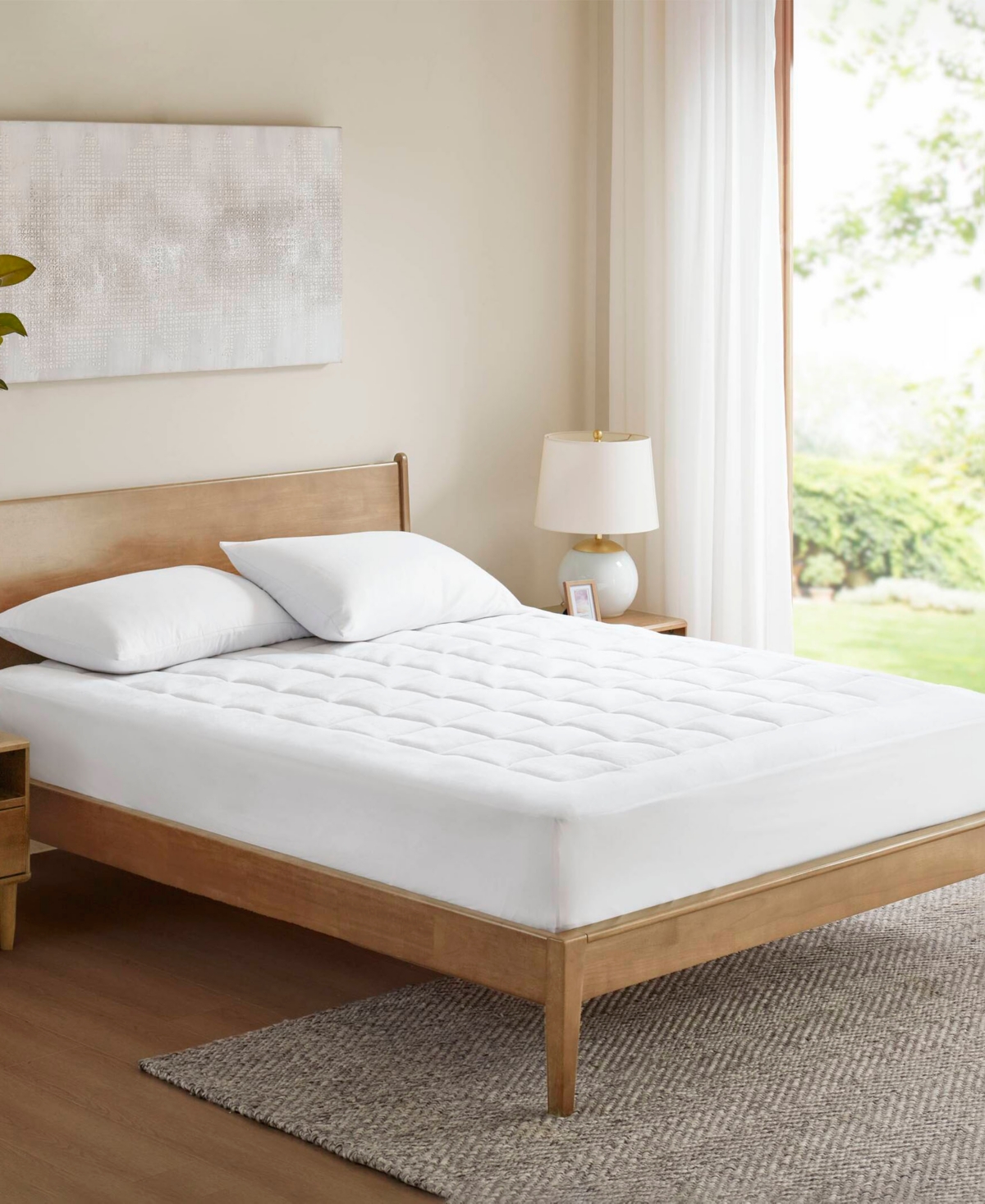 Madison Park Cloud Soft Plush Waterproof Mattress Pad