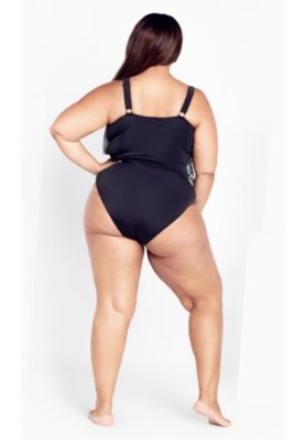 Women's Pia V-Tiered Print 1 Piece