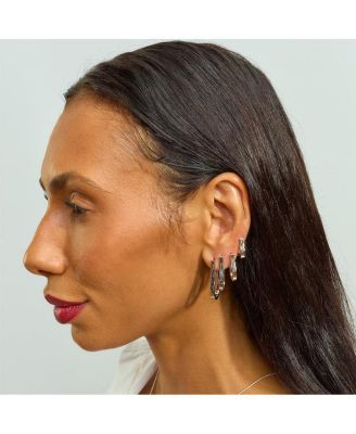 Petal Hoops Small in Gold Vermeil