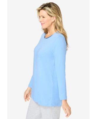 Women's Satin Trim Sleep Tee