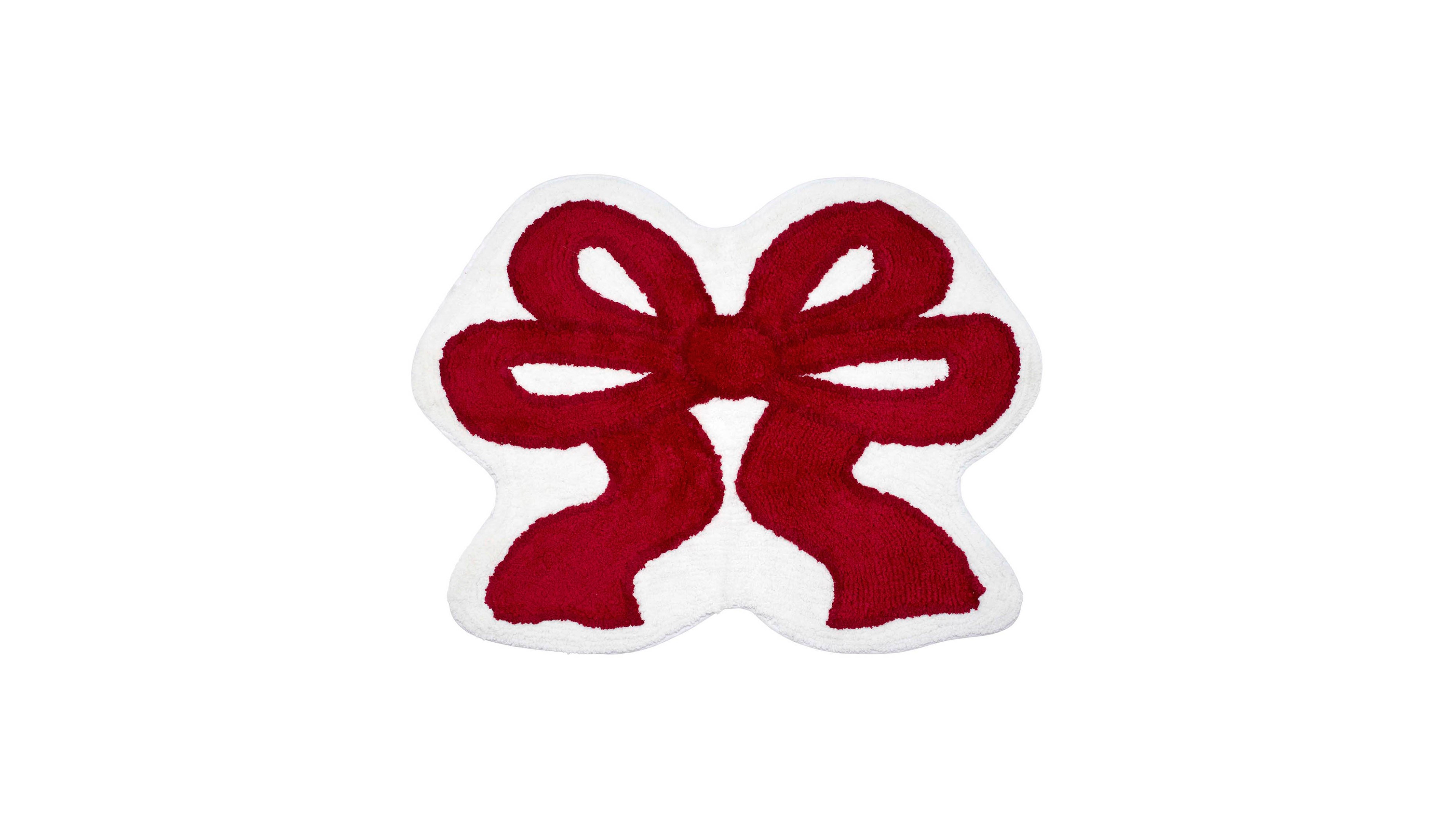 Avanti Christmas Bows Polyester Bath Rug, 29" x 22"