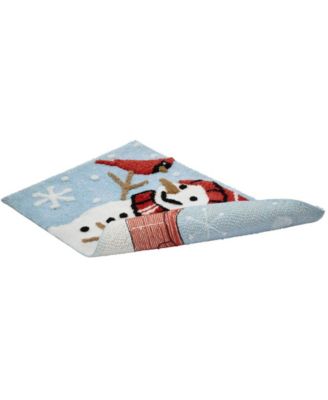 Holiday Cheer Polyester Bath Rug, 30" x 20"