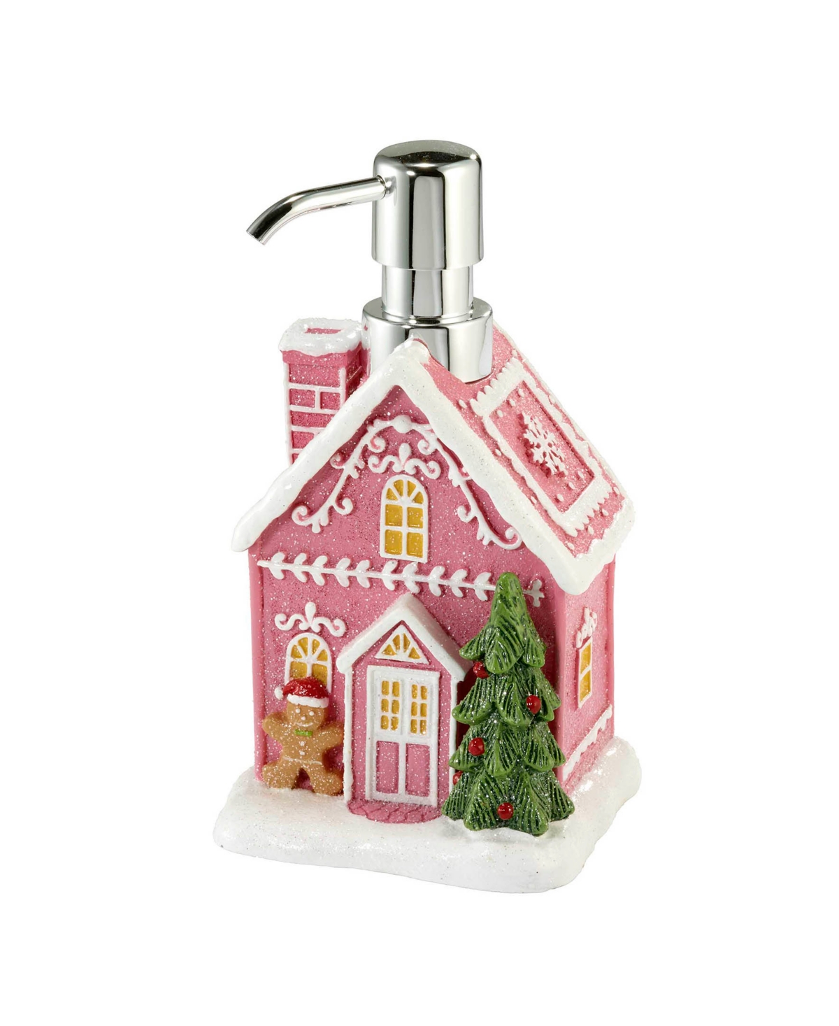 Avanti Sparkle House Resin Lotion Pump In Pink