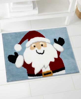 Santa Polyester Bath Rug, 20" x 32"