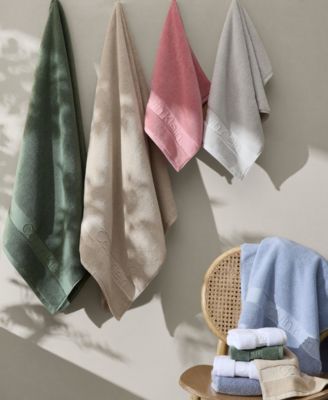 Iconic Cotton Jacquard Bath Towel, 56" x 30"