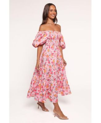 Women's Soliel Midi Dress - Pink Floral