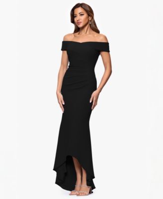 Women's Off The Shoulder High Low Dress