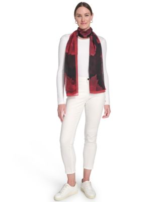 Women's Floral Pattern Holiday Wrap