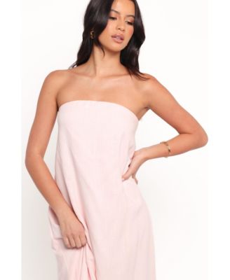 Women's Bethany Strapless Midi Dress - Rosewater