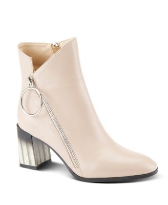 Fabulosa Women's Heel Bootie with Leather Upper