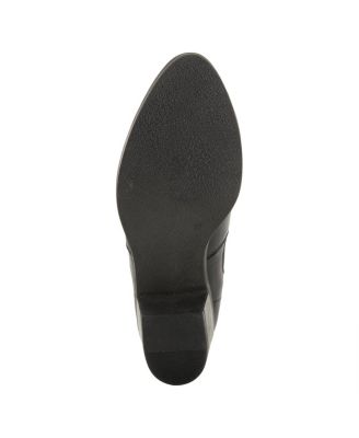 Phaedra Premium Leather Shoe with Cushioned Insole, Arch Support, and Low Heel