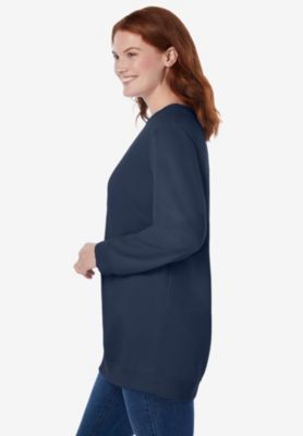 Plus Size Within Fleece Sweatshirt.