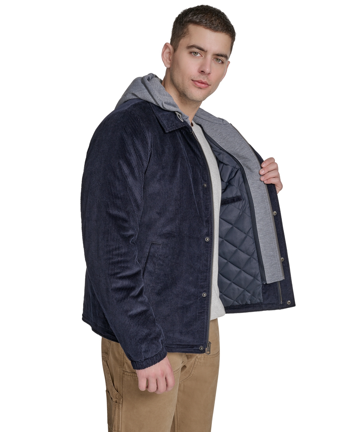 Levi's Men's Corduroy Coaches Jacket In Blue