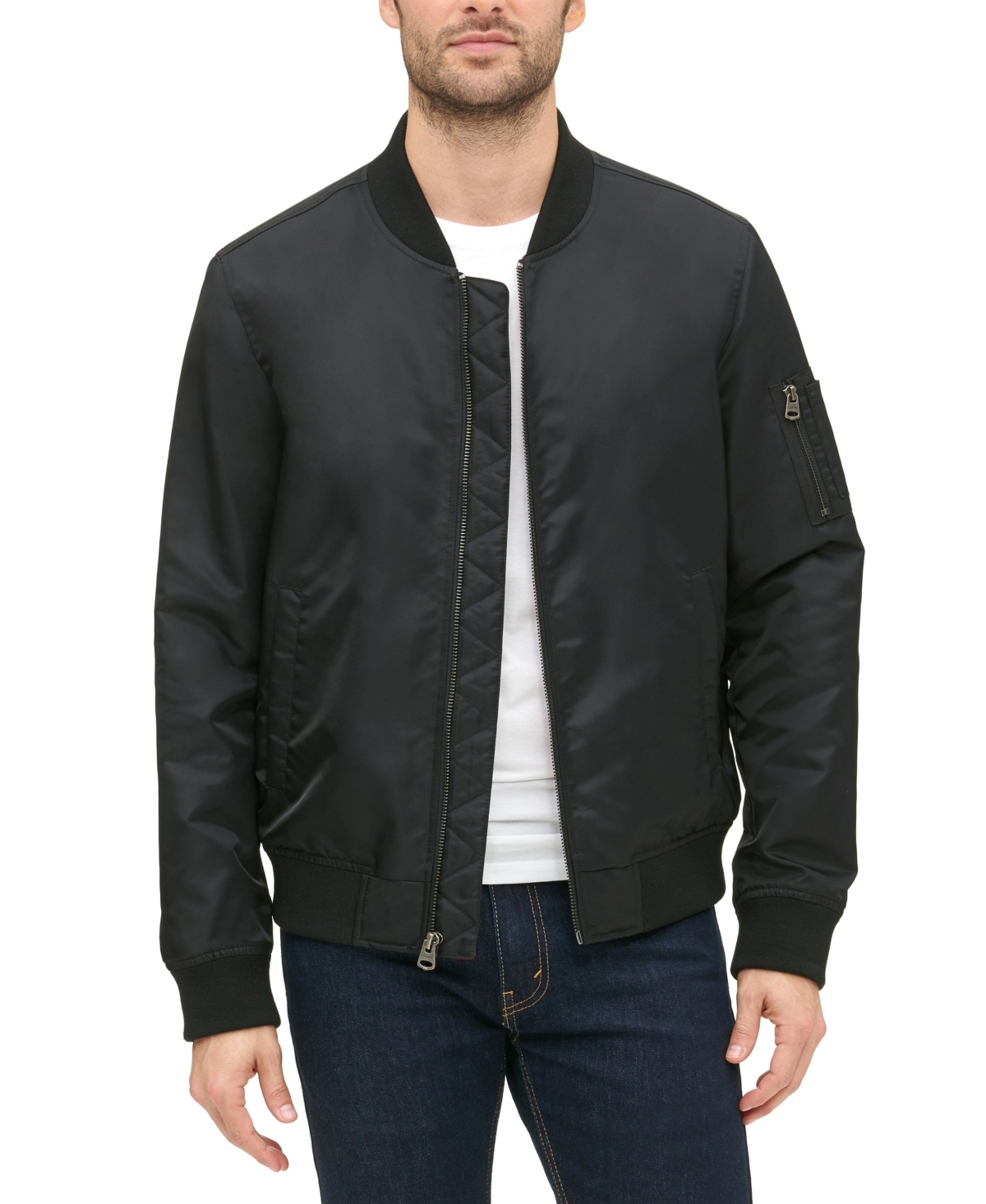 Levi's Men's Bomber Jacket In Black