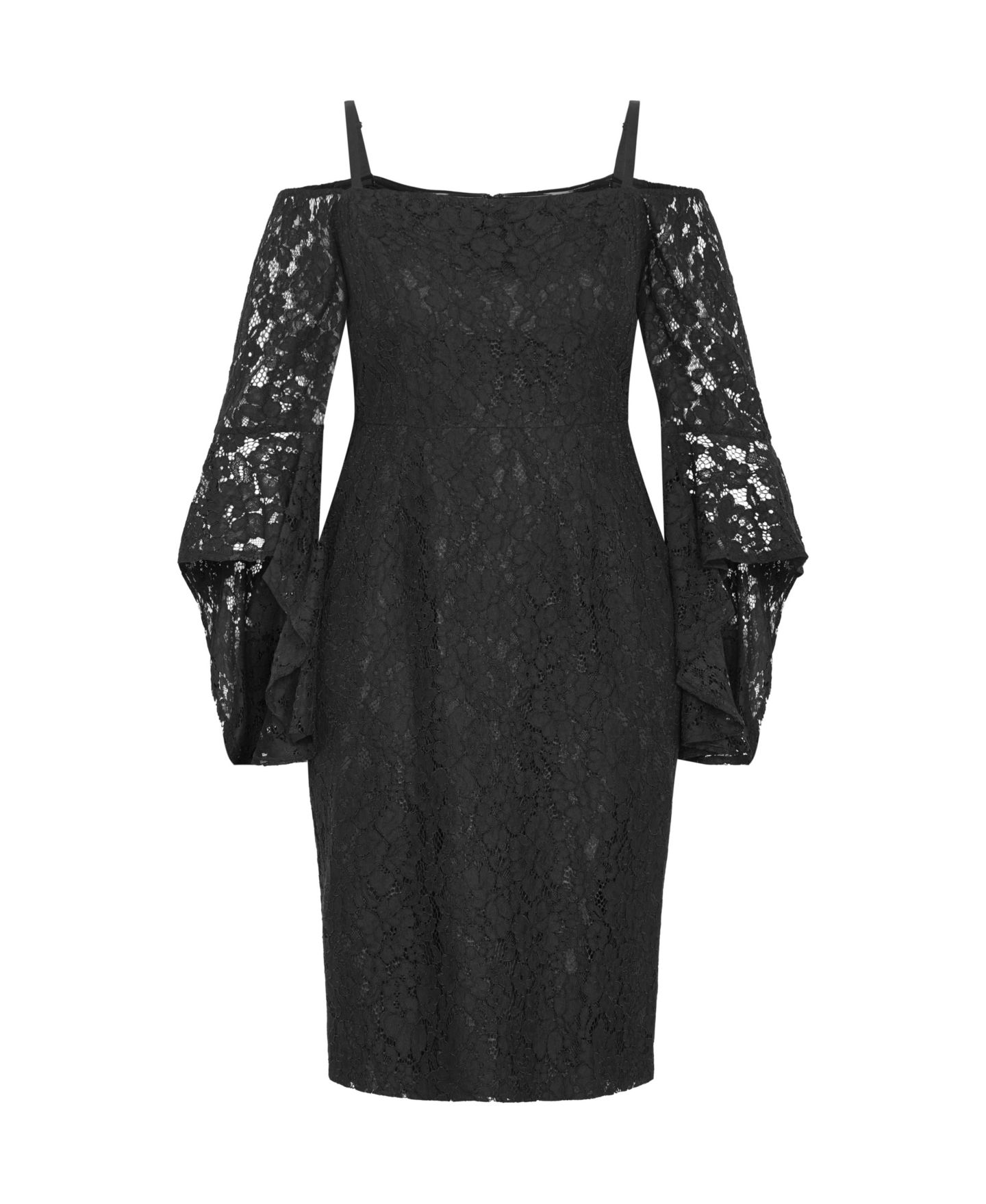 Женское платье CITY CHIC Plus Size Mystic Lace, цвет: Чёрный — фото 4