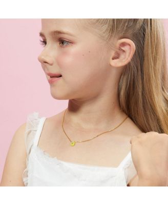 Petit Cupcake Necklace in Yellow