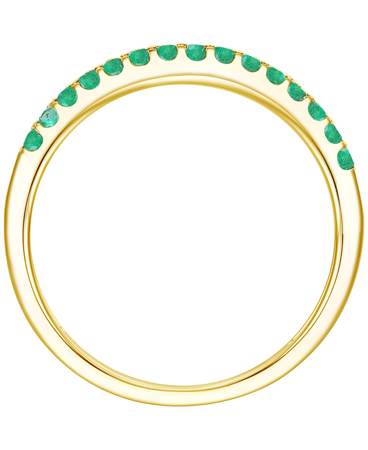 Macy's Gemstone And Diamond Ring (1/4 Ct. T.w.) In 14k Gold And White Gold In Multi