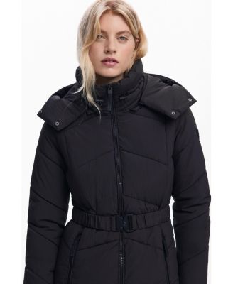 Women's Belted padded coat