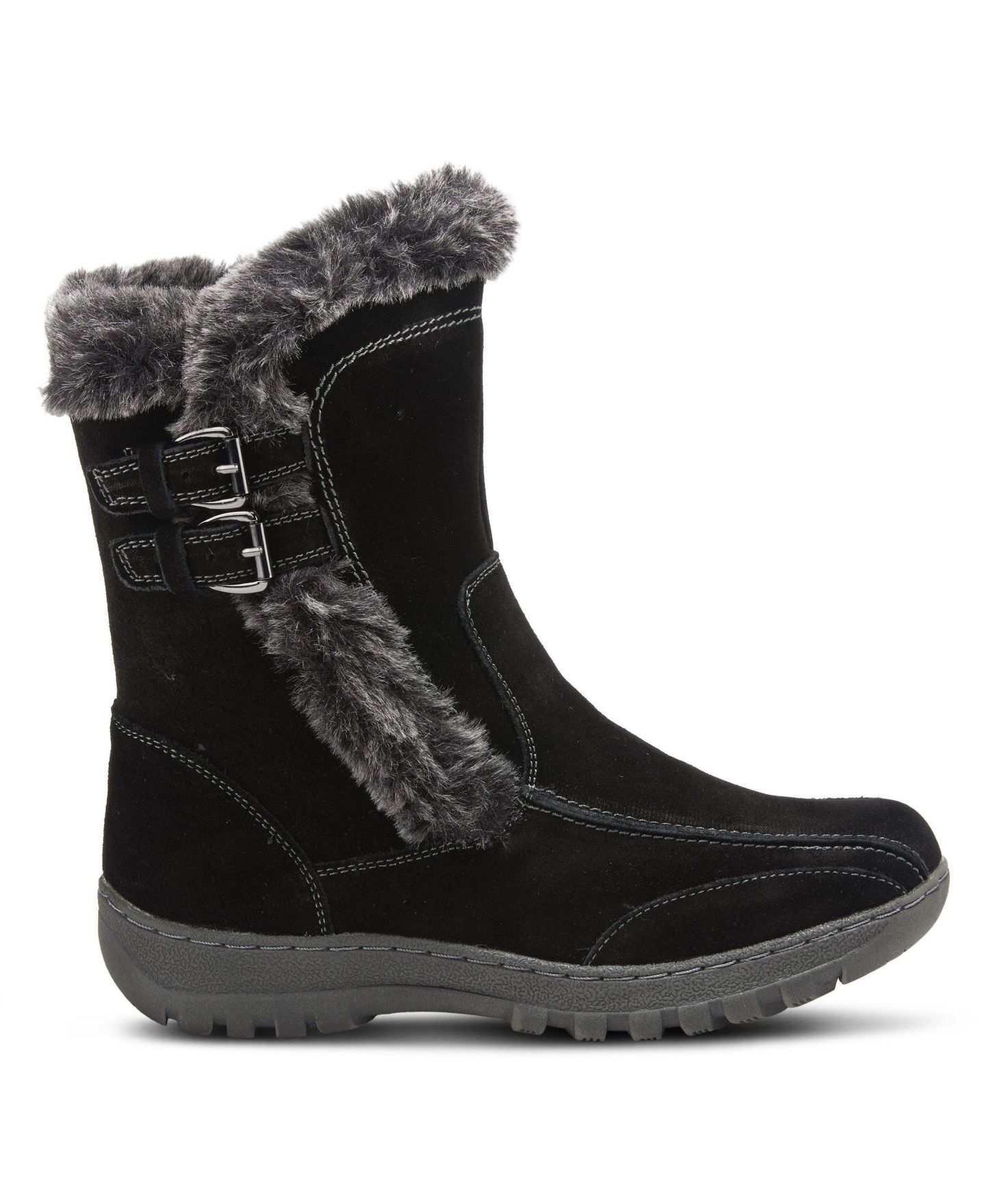 Женские ботинки Spring Step Achieve Mid-Shaft Boot with Faux Fur Lining, цвет: Чёрный — фото 5