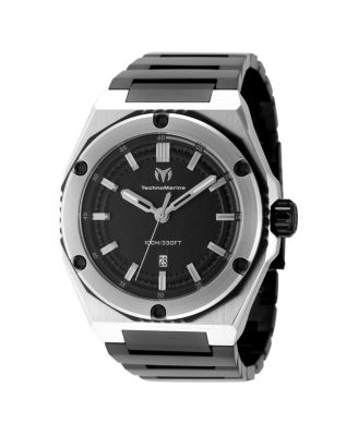 Men's TM-416089 CORAL Quartz Black Dial Watch