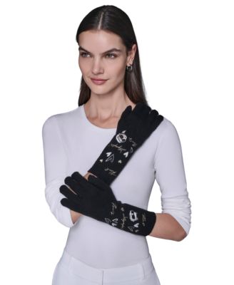 Women's Karl Icons Tech Gloves