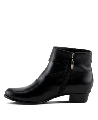 Mayvilla Colorblock Leather Bootie with Fold-Over Cuff and Removable Insole