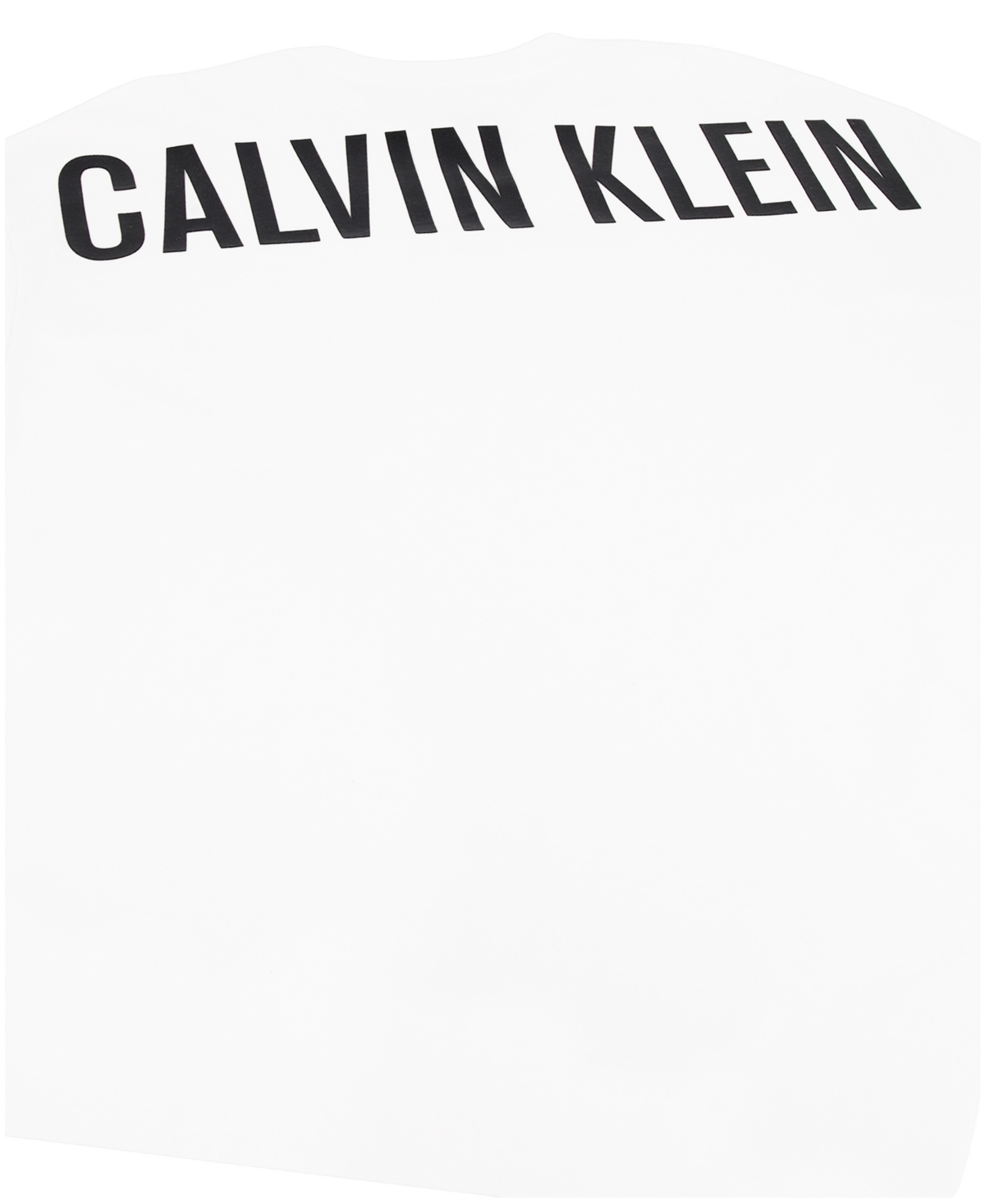 Calvin Klein Boys 8-20 Impact Font Long Sleeve T-shirt In White
