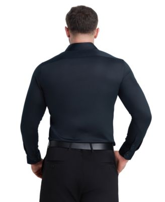 Solid Sateen Slim Fit Dress Shirt