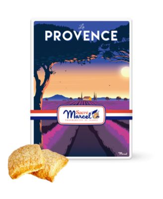 Maxim's De Paris - Provence Tin with Lemon Canistrelli Cookies, 3.5oz