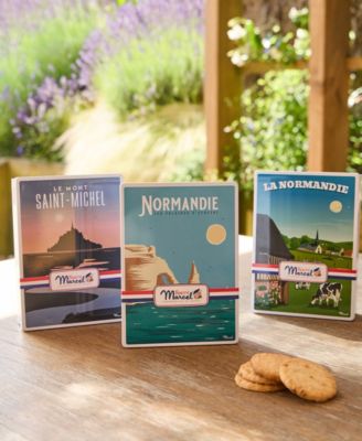 Mont Saint-Michel Tin with French Apple Shortbreads, 3.5 oz.