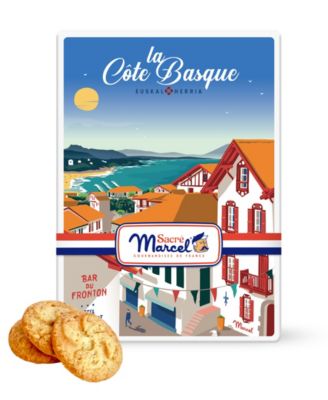 Maxim's De Paris - La C&ocirc;te Basque Tin with Crunchy Hazelnut Biscuits, 3.5oz