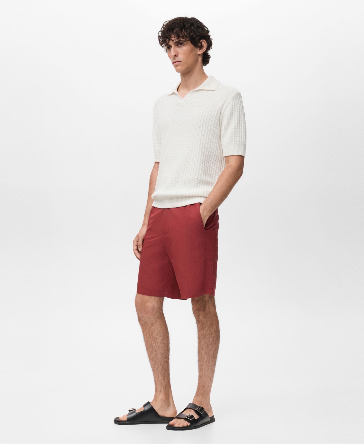 Men's Cotton Knitted Polo Shirt
