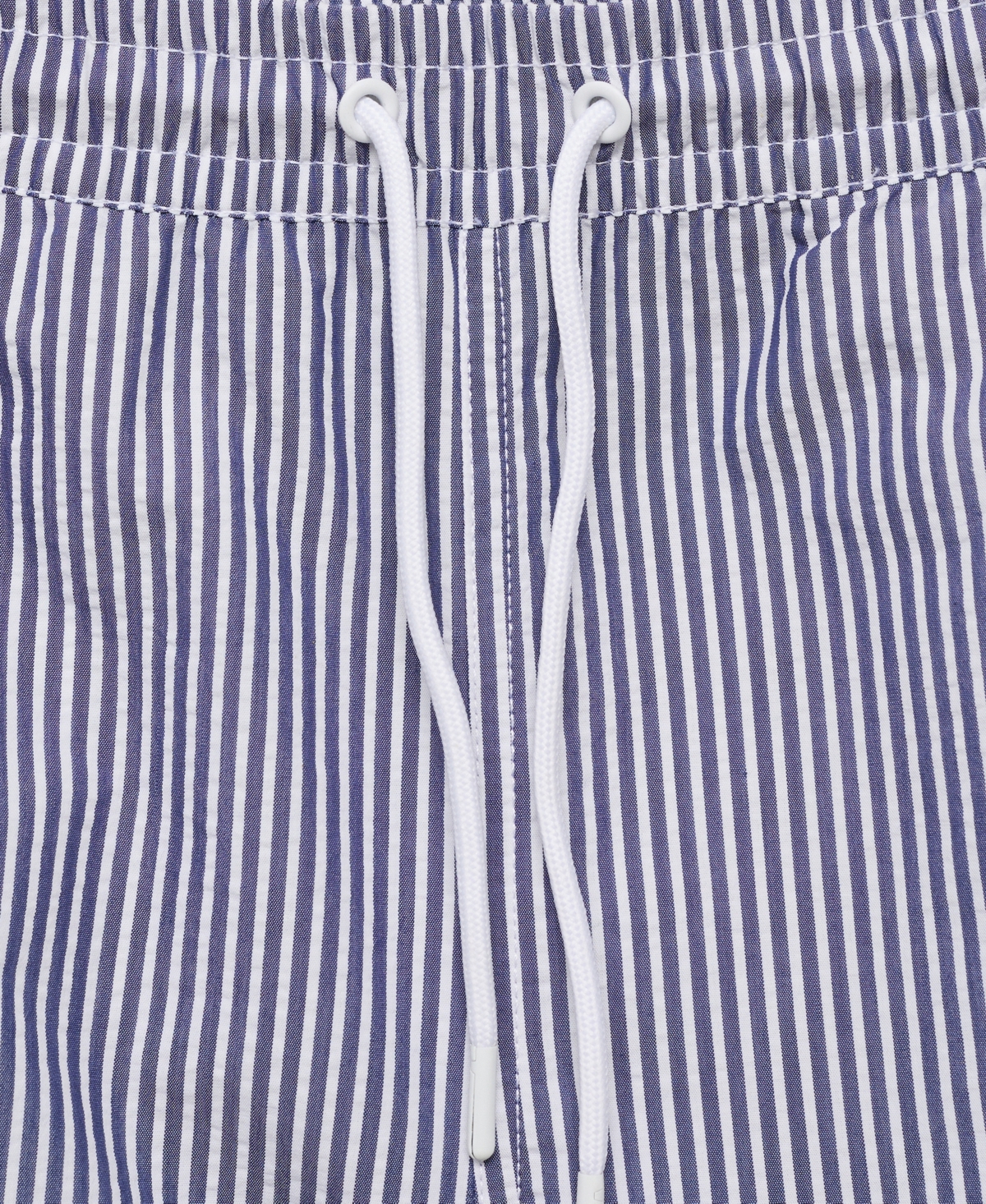 Mango Men's Seersucker Swimming Trunks In Blue