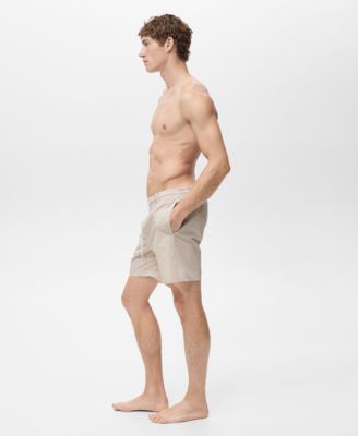 Men's Seersucker Swimming Trunks