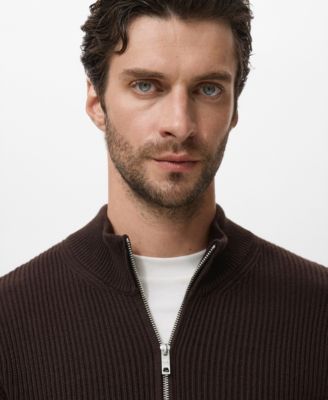 Men's Cotton Perkins Neck Sweater