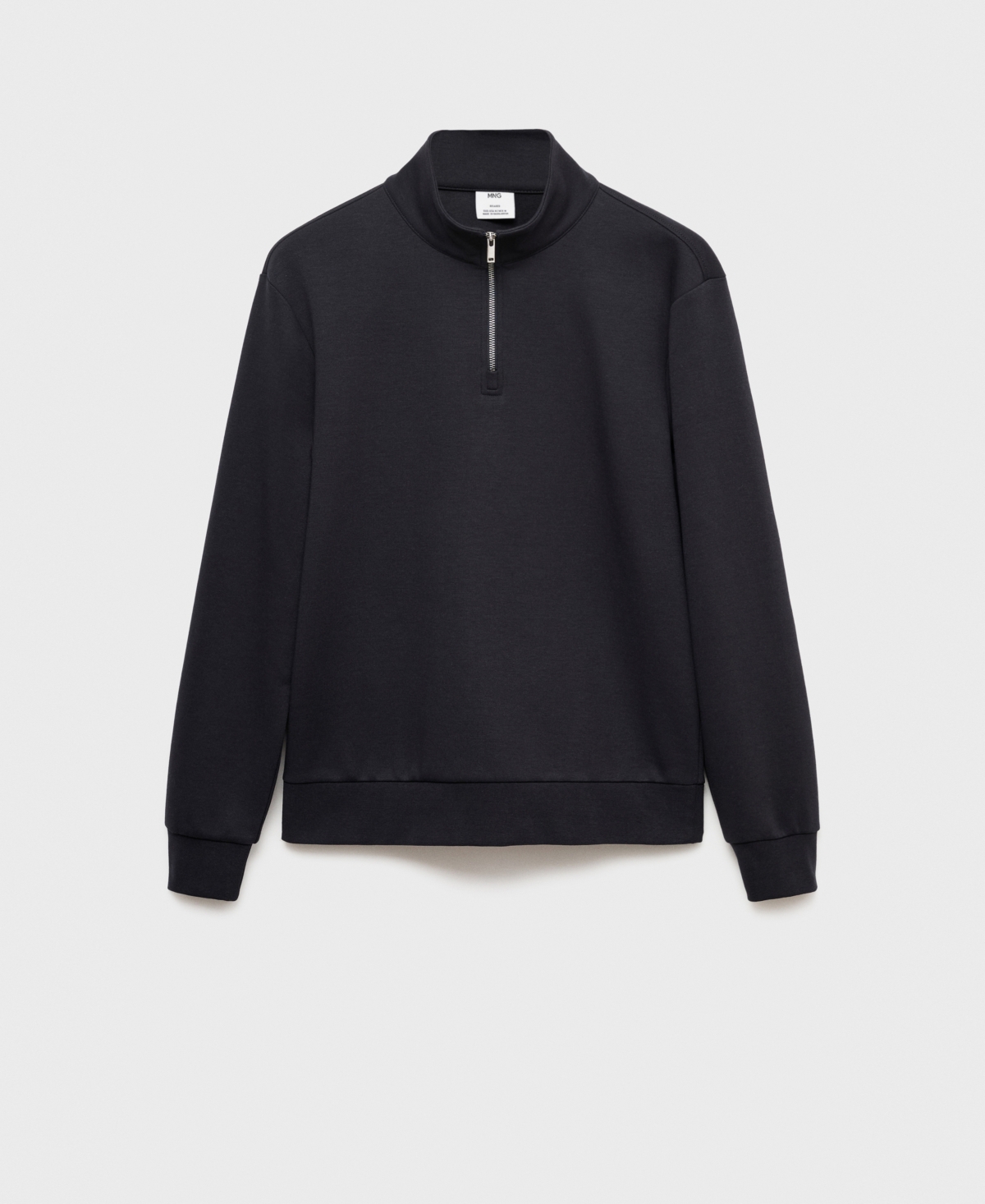 Mango Men's Regular-fit Cotton Sweatshirt In Blue
