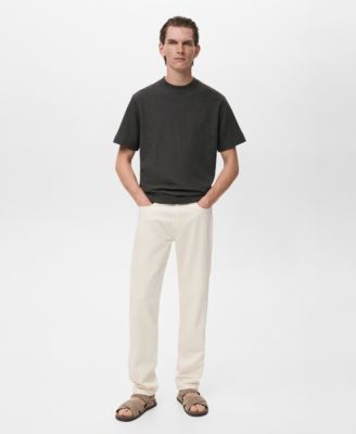 Men's Textured Cotton T-Shirt