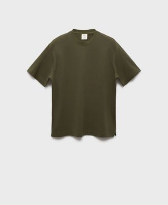 Men's Relaxed-Fit Sweatshirt Fabric T-Shirt