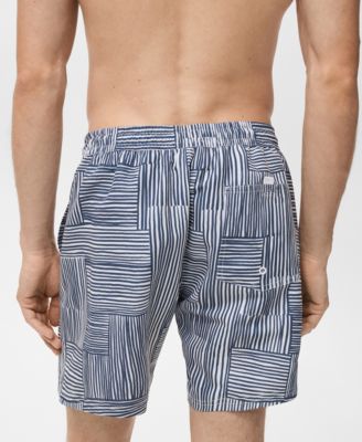 Men's Multi-Striped Swimsuit