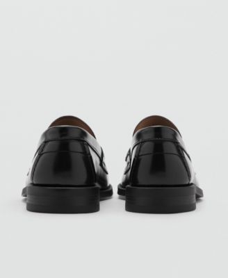 Men's Aged-Leather Loafers
