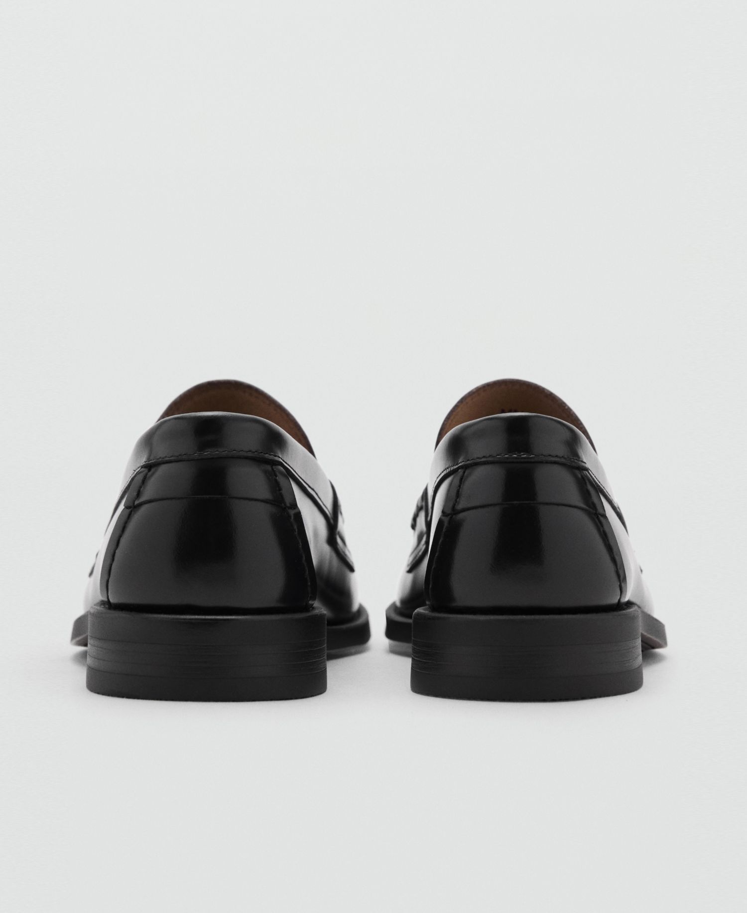 Men's Aged-Leather Loafers