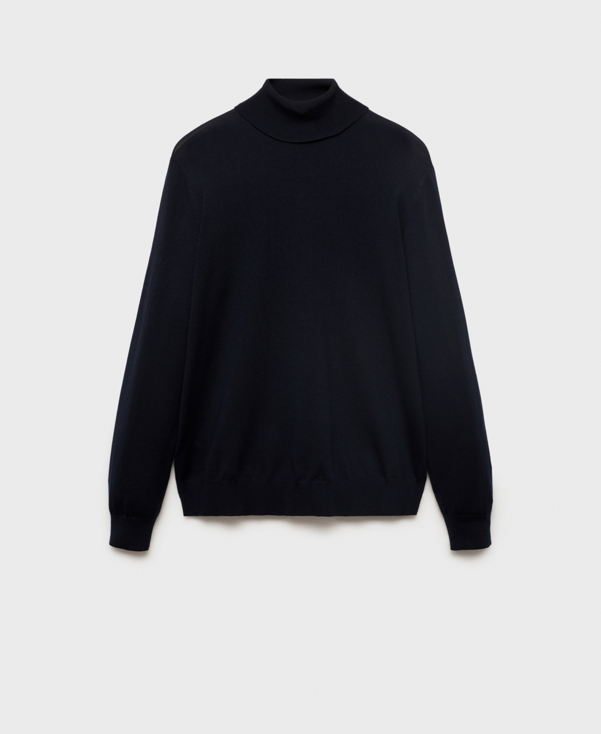 Mango Turtleneck Wool Sweater In Multi