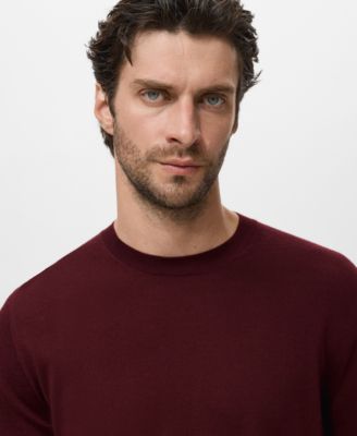 Men's Wool Round-Neck Sweater