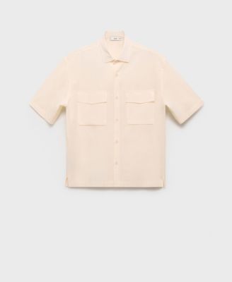 Men's Regular-Fit Cotton Pocket Shirt