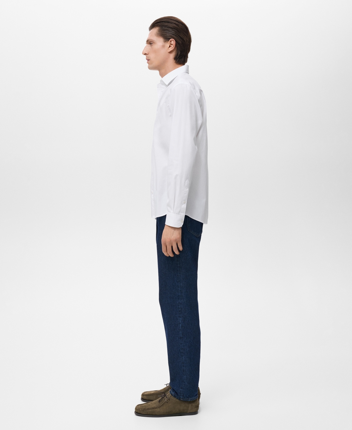 Mango Men's Regular-fit Cotton Shirt In White